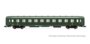 021-HN4384 - N - SNCF, Liegewagen DEV AO B10c10, in grüner Lackierung, Ep. III